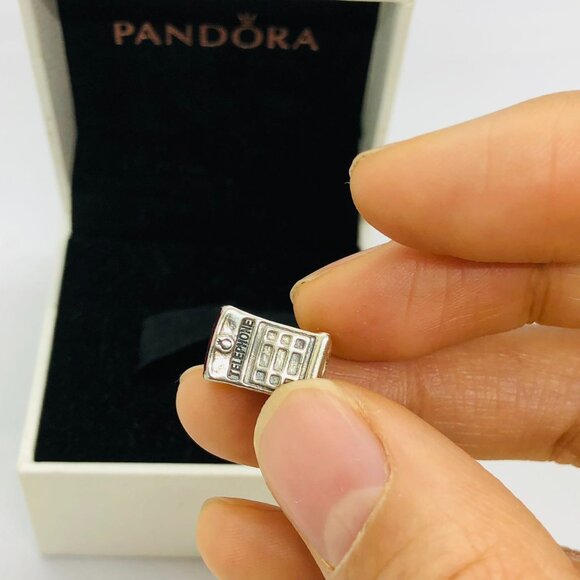 ✨🔥Pandora London Calling Booth "Call Me" Bead Charm S925 Sterling Silver - Picture 6 of 9